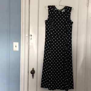 Calvin Klein dress, size 6, black and white.